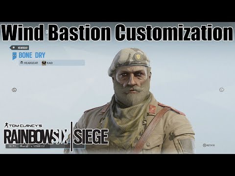 Wind Bastion Operator Customization!- Rainbow Six Siege