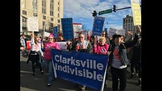 Clarksville group hit the streets for the Nashville Women's March
