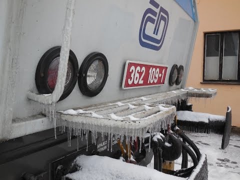 Ledová kalamita v žst. Česká Třebová-dění ze dne 2.12.2014