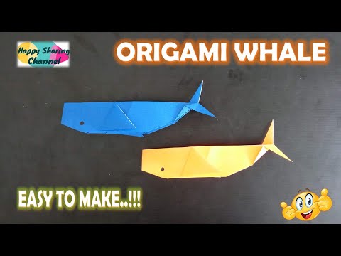 Origami Whale - Easy Origami Instructions