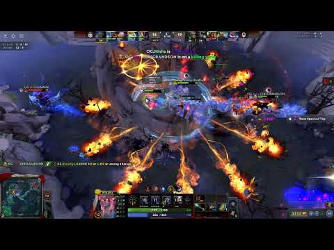 Game Changer Sun Strike Roshan Fight OG VS GG, OG.bzm Invoker Outplayed Gaimin Gladiators TI 2022
