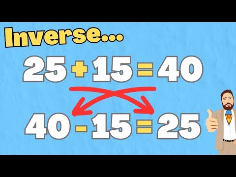 What are Inverse Operation: Addition And Subtraction | The Maths Guy
