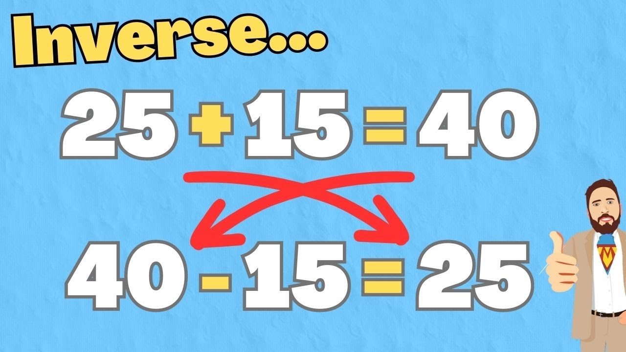 What are Inverse Operation: Addition And Subtraction | The Maths Guy