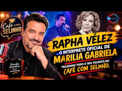 MARILIA GABRIELA - RAPHA VÉLEZ INTERPRETE DEMONSTRANDO SEU TALENTO NO CAFÉ COM SELINHO NA TV CIDADE