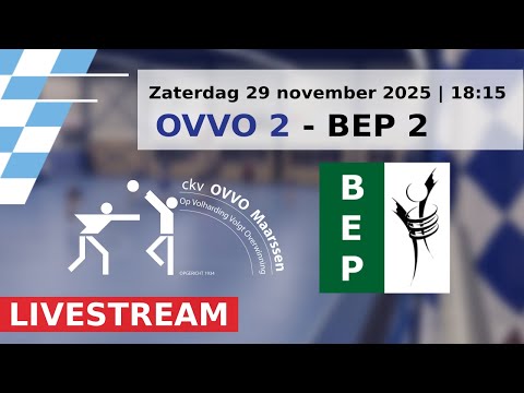 OVVO Maarssen 2 vs BEP 2 | Livestream (29-11-2025)