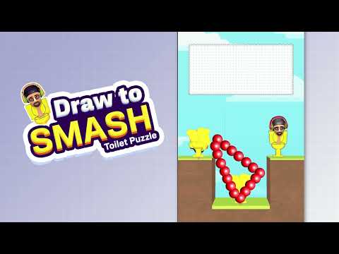 Draw To Smash : Toilet Puzzle Video
