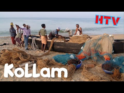 India Kerala Kollam-On the Beach