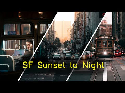 POV Street/Night Photography (Sunset to Night in SF)