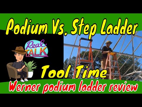 Is the Werner podium ladder better than a step ladder