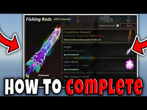 How to COMPLETE CASTBOUND ROD MASTERY in FISCH Roblox
