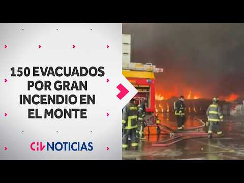 Enorme incendio afecta a empresa de semillas en El Monte: Más de 150 evacuados