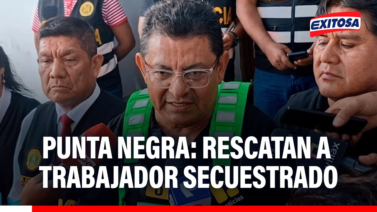 🔴🔵 Rescatan a trabajador de empresa de gas tras secuestro y capturan a cinco presuntos implicados