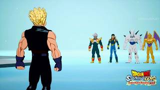Todas las interacciones de Vegeta GT con los Villanos de DBGT en Sparking ZERO