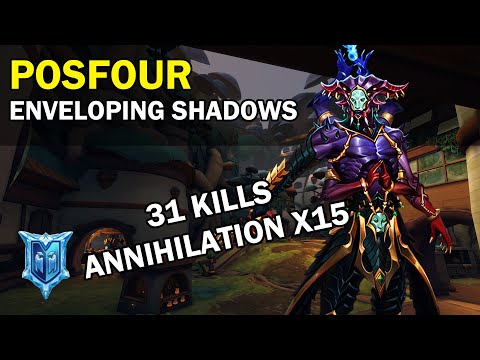 31 Kills Annihilation X15 posfour Vatu Paladins Competitive (Diamond) ENVELOPING SHADOWS