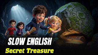 The Secret Cave Adventure | Slow English Stories| Easy English Listening Story (A2)