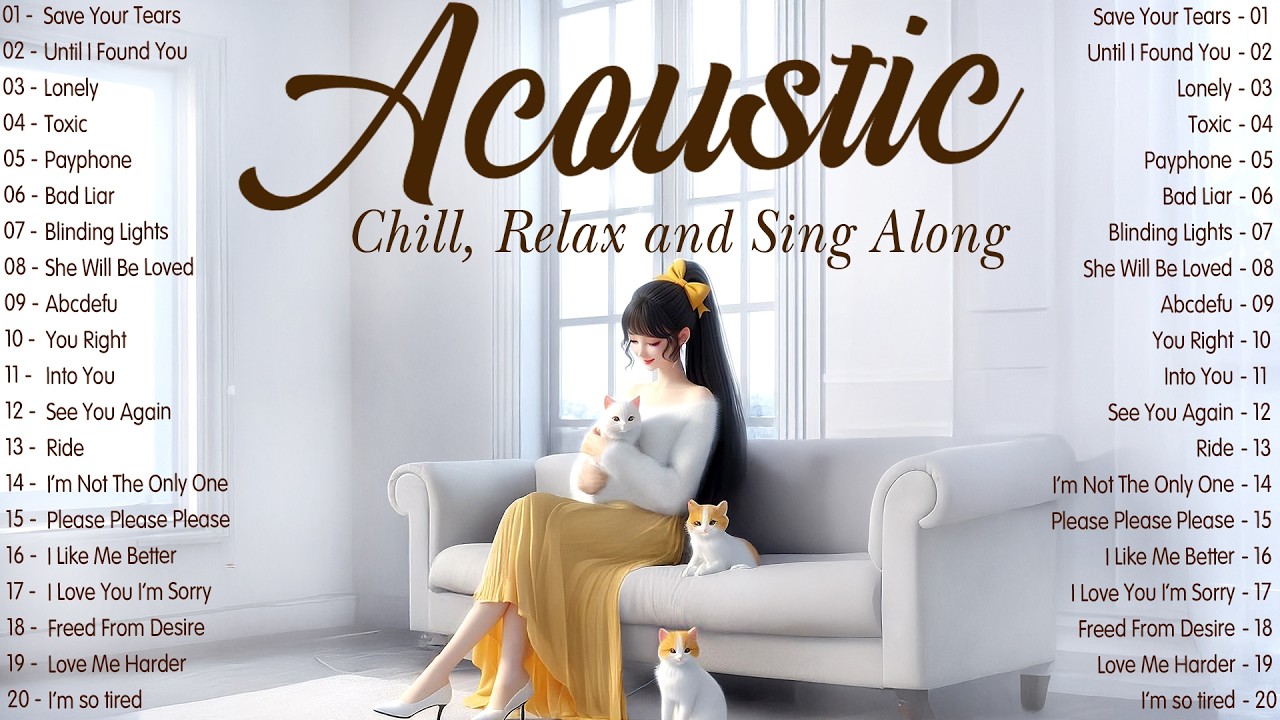 Acoustic With Lyrics 2026 🌟 Feel Good Morning Music 🌟 Chill, Relax & Sing Along