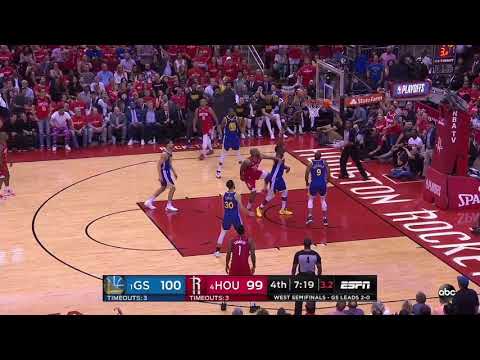 PJ Tucker All Game Actions 05/04/2019 Golden State Warriors vs Houston Rockets Game 3 Highlights