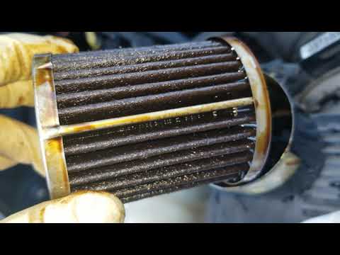 NAPA Platinum 41522 oil filter cut open 6k miles conventional oil