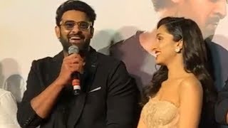 Saaho Trailer Launch Video | Saaho Prabhas Hilarious Answers To Media Questions