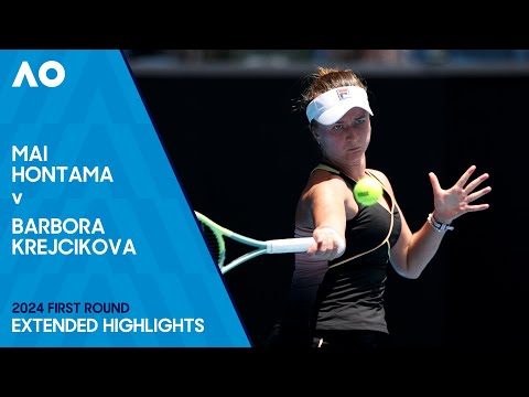 Mai Hontama v Barbora Krejcikova Extended Highlights | Australian Open 2024 First Round