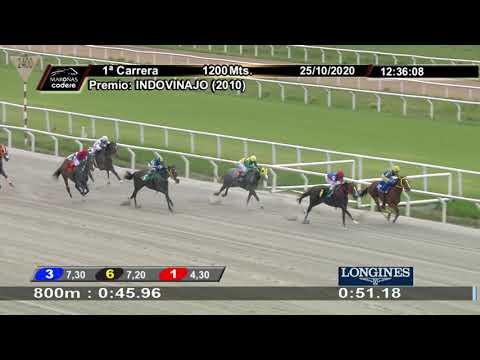 25/10/2020 – Hipodromo Maroñas – Carr 1 - INDOVINAJO (2010)