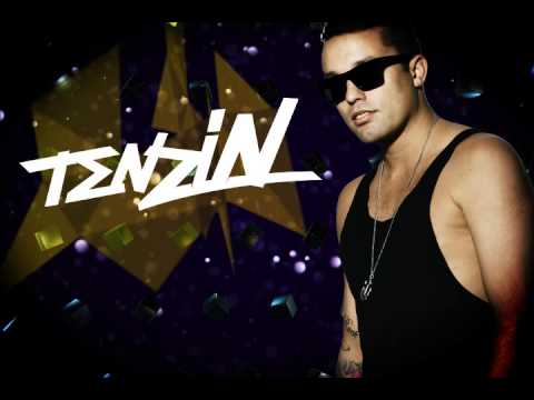 some blonde dj and tenzin at pyramid