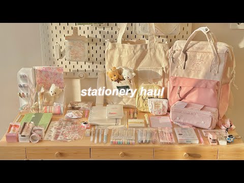 a huge back to school stationery haul 🎀 | w/ statinerypal ✨