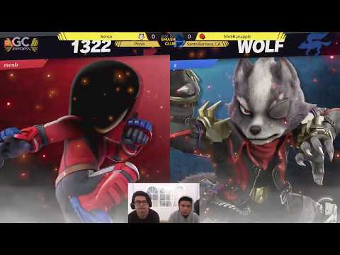 Pink's Spicy Invitational - Pools - Sense (Wolf) vs MoSBanapple (Mii Brawler)
