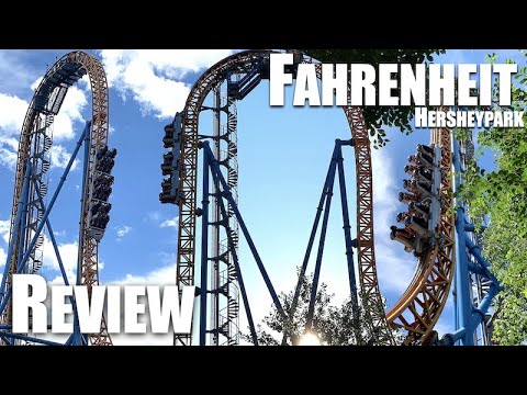 [Review] Fahrenheit | Hersheypark | Intamin Vertical Lift Coaster mit 97* Drop!