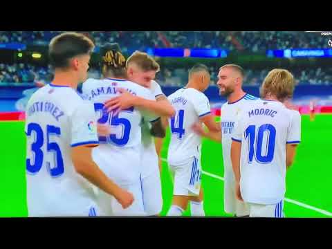 Premier but de Éduardo Camavinga vs Celta Vigo!