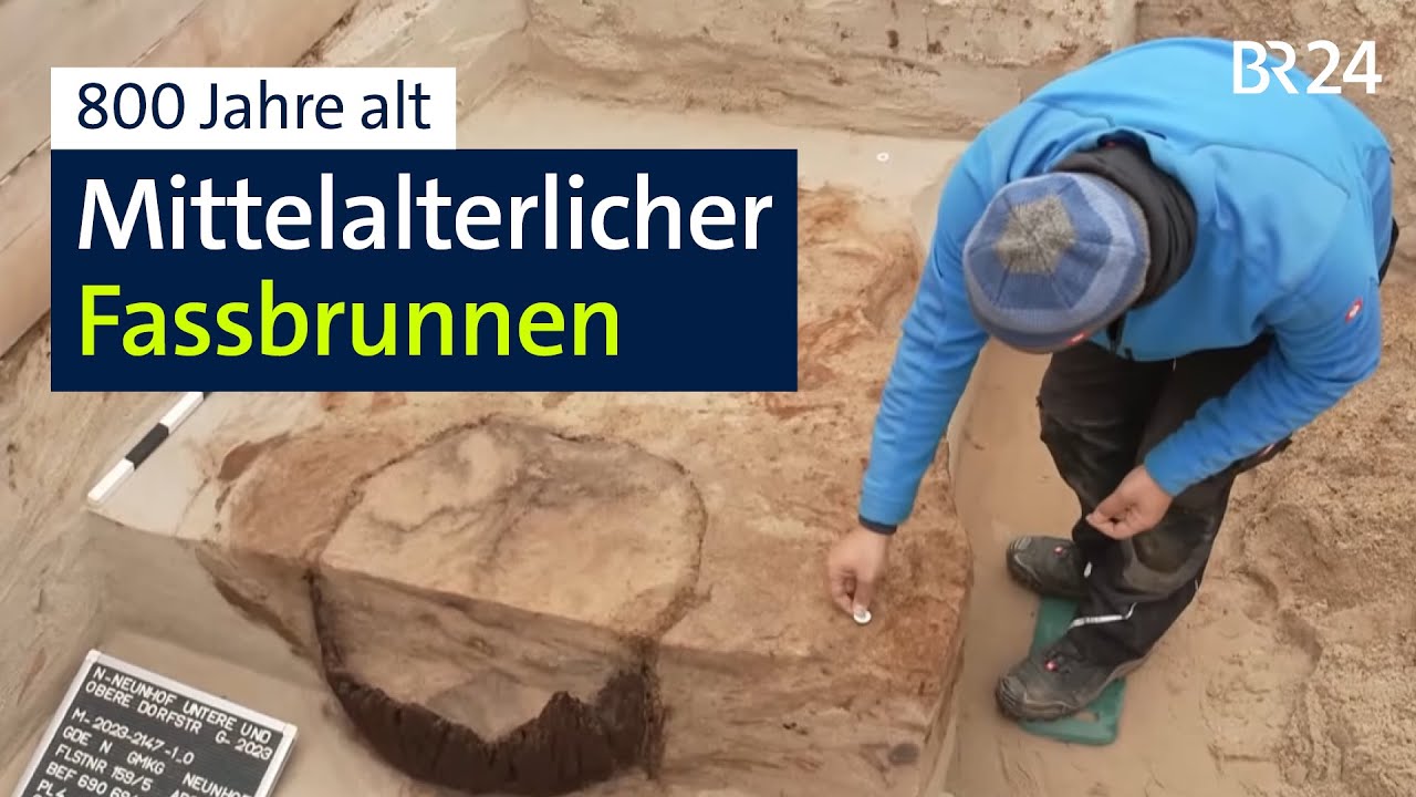 Zufalls-Fund bei Bauarbeiten: 800 Jahre alter Fassbrunnen | BR24