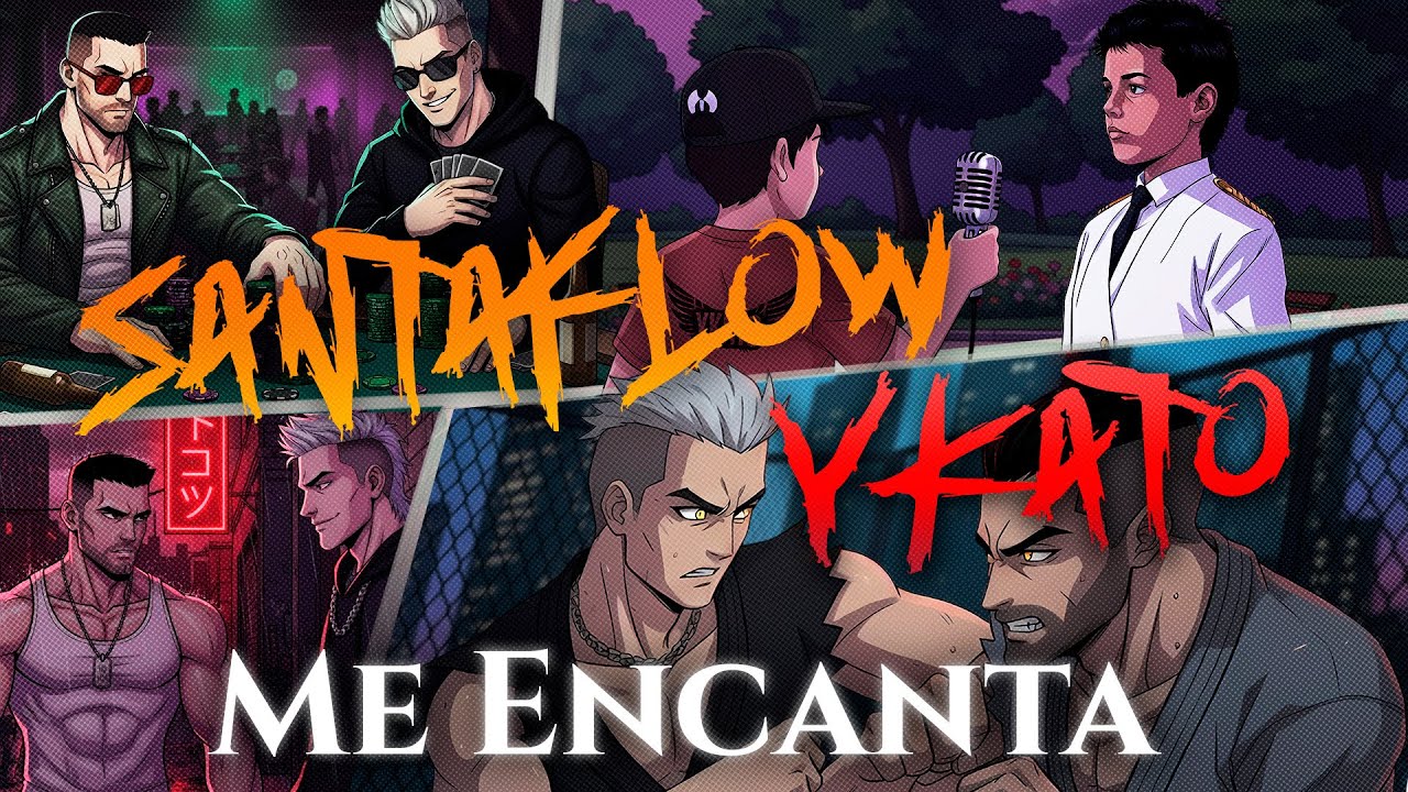 Santaflow ft. Ykato - Me encanta (Videoclip IA Animado Oficial)