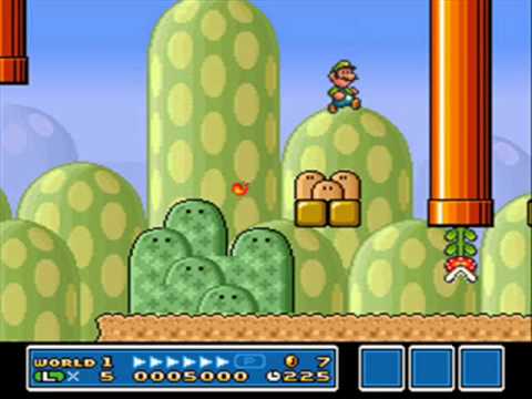 SMB3 for Super Mario All-Stars Custom Level #128 - Wakitu Watch