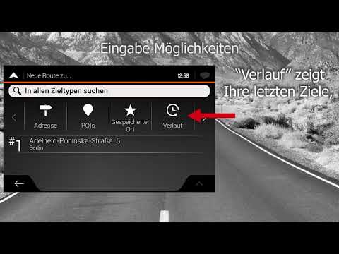 ZENEC Tutorial: Z-E3756/Z-N956 Navigation Route Deutsch