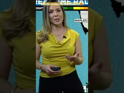 Always Beautiful Weather Girls #31 Jennifer Correa CBS Miami Dade FL