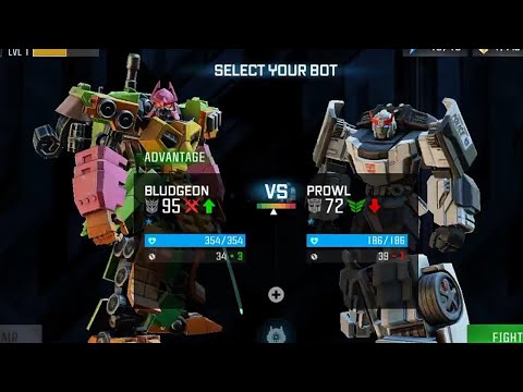 Transformers || Forged 2 Fight || Bludgeon Vs Prowl Gameplay Android 2022