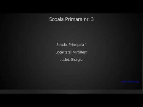 Scoala Primara nr. 3 Mironesti