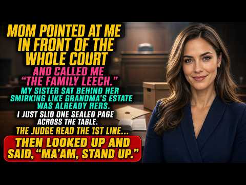 In Probate Court, My Mom Screamed, “You Greedy Little Thief”… Then the Judge Read One Page