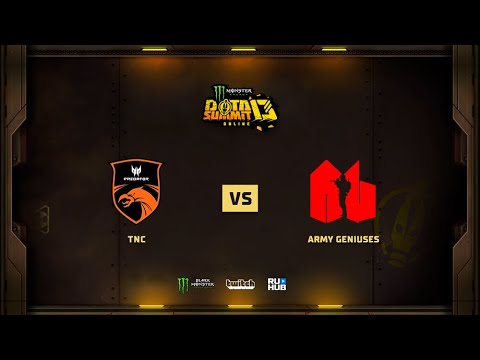 TNC vs Army Geniuses, Monster Energy DOTA Summit 13 Online: SEA, bo2, game 1 [Lex & 4ce]