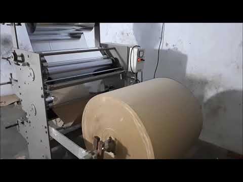 Paper lamination with cutting machine