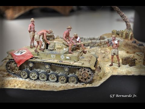 Panzer III E "Tank Wash" N.Africa Diorama Build