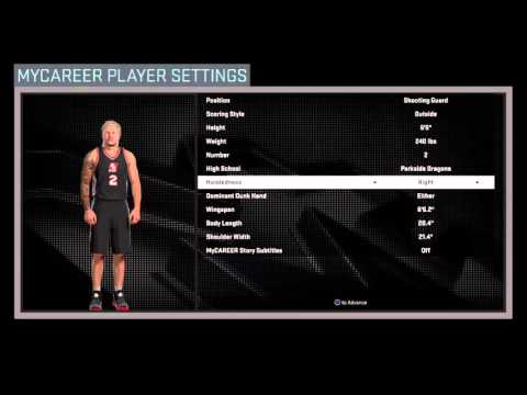NBA 2K16 Best Shooting Guard Build