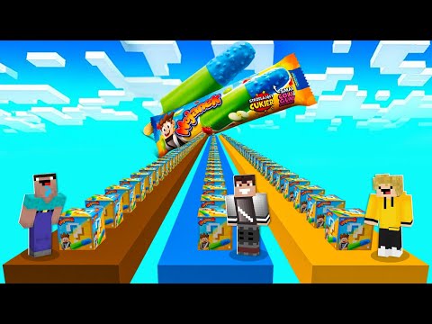 LUCKY BLOCK ICE CREAM WARRIORS 🌊🍦 RACE in Minecraft!