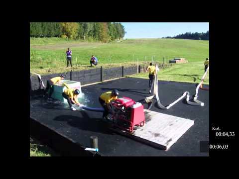 SDH Chýnov - Svatováclavské stříkání Chrbonín 28.9.2013 2B:3.kolo - 17,37s