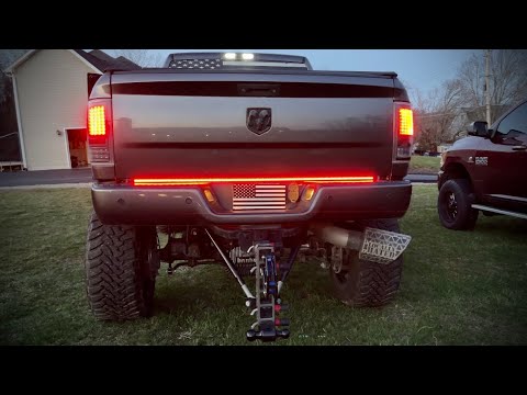 Install and Review of the MICTUNING 60” LED tailgate light strip on my 2016 Ram 2500.