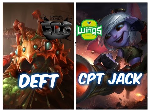 EDG Deft Kog'Maw vs JAG Cpt Jack Tristana ADC - LOL Korean SoloQ Patch 5.12