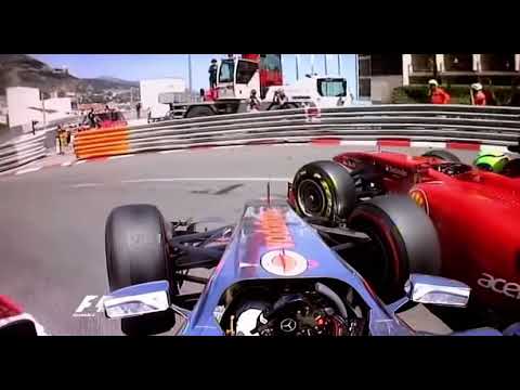 Lewis Hamilton vs Felipe Massa at Monaco GP 2011