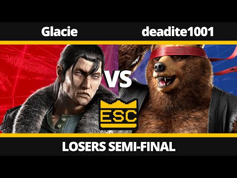 ESC 92: Glacie (Dragunov) Vs. deadite1001 (Kuma) - TEKKEN 8 Tournament - Losers Semi-Final