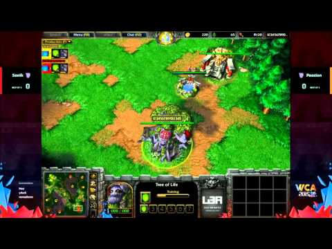 [WC3] WCA EU Open Qualifier - Sonik vs. Passion (Quarter Final)