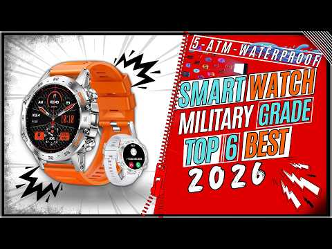 ZiCOWAY Military Smart Watches for Men, Fitness Watch,IP68 Waterproof 20days Standby,2.02" Screen Tactical Watch with App for Heart Rate/Sleep Monitor/Blood Oxygen,Smartwatch for Android & iPhone video review thumbnail